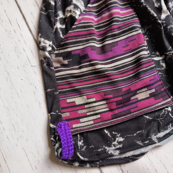 Black/Pink/Purple Stripe- S/M