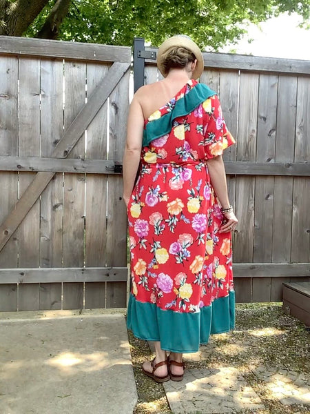 Tammy Dress-Red Floral